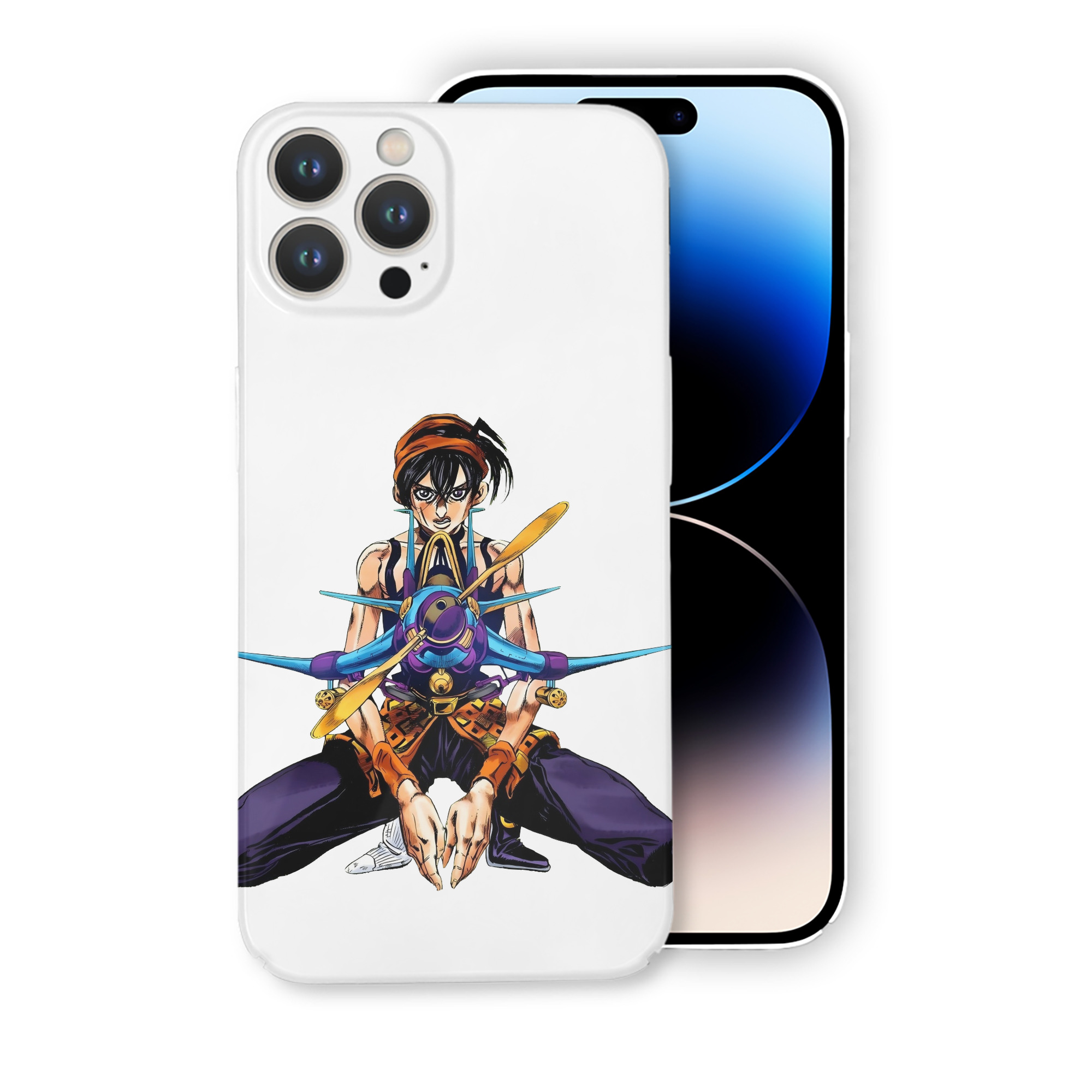 （画像用） ジョジョの奇妙な冒険 ナランチャ?ギルガ JoJo's Bizarre Adventure Narancia Ghirga 【iPhone 14シリーズ対応】ハードケース